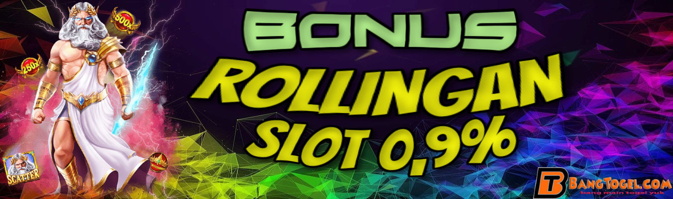 Bonus Rollingan Slot 0,9%